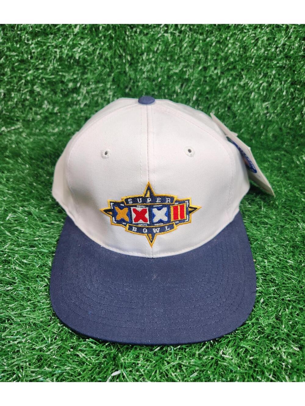 NWT NFL Super Bowl XXXII Logo Athletic 2-Tone Vintage Snapback Cap Hat